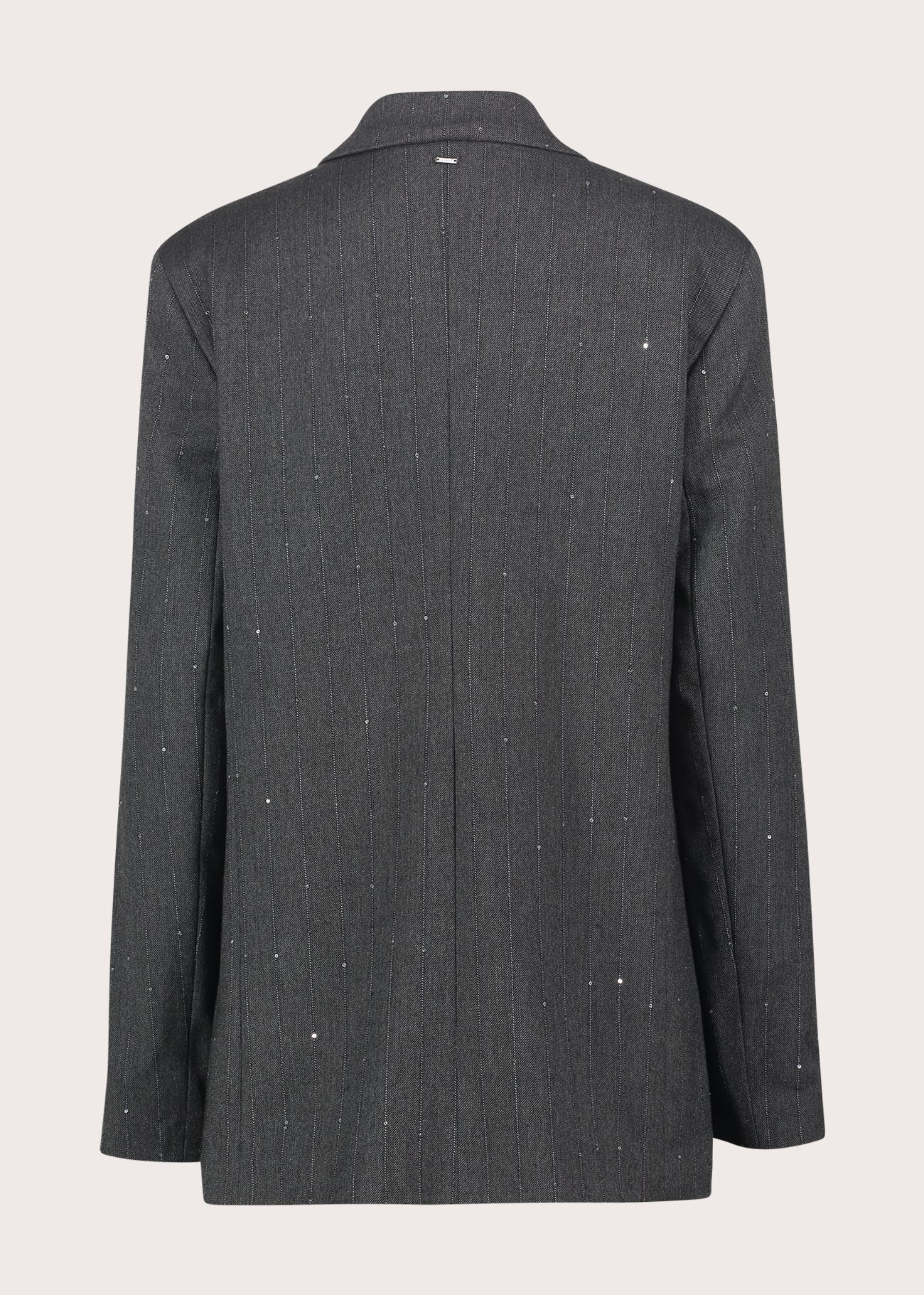 Blazer doppiopetto da donna in viscosa a righe