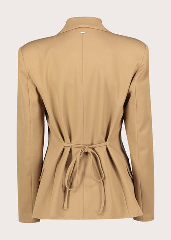 Blazer da donna con revers e laccetti