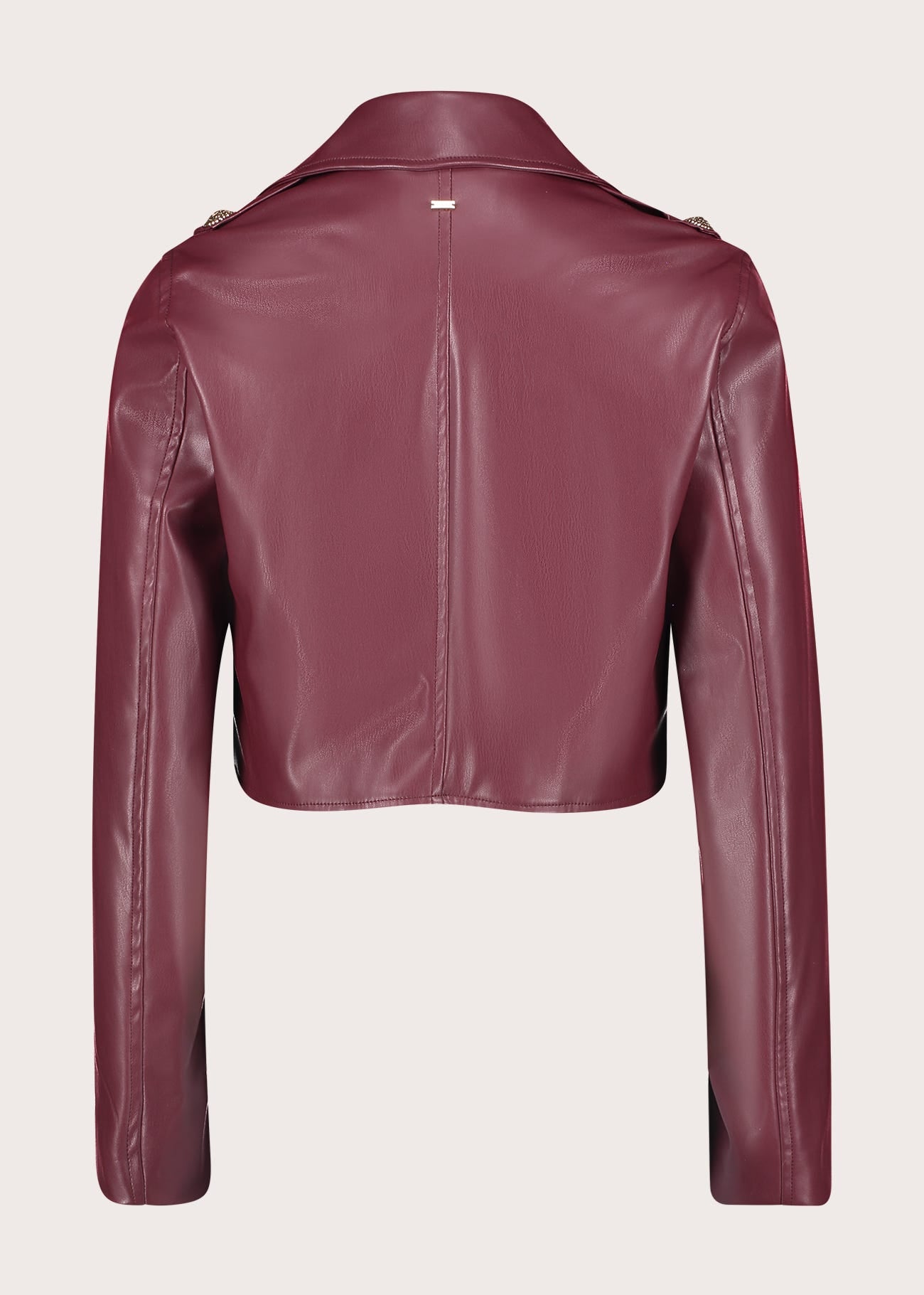 Giacca biker da donna con revers e zip