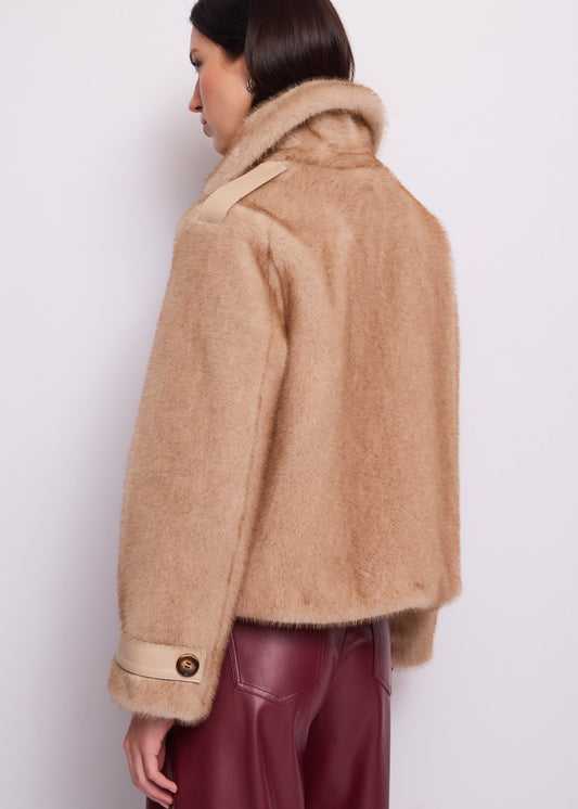 Peacoat doppiopetto da donna con revers