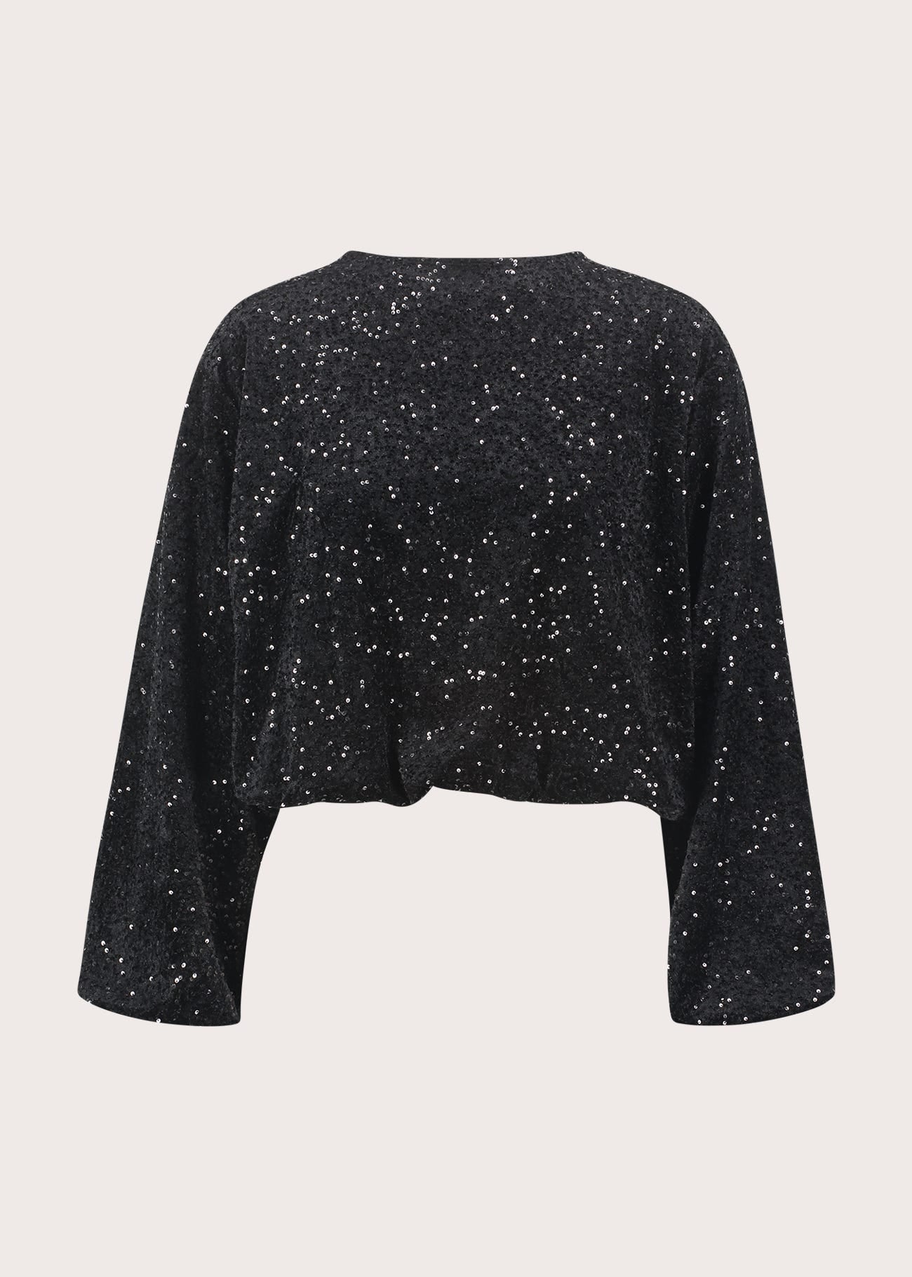 Blusa da donna in velluto