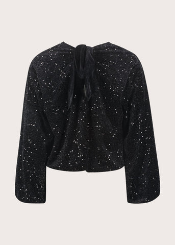 Blusa da donna in velluto