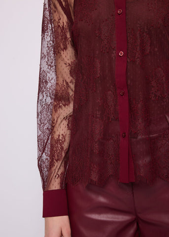 Camicia da donna con collo a foulard