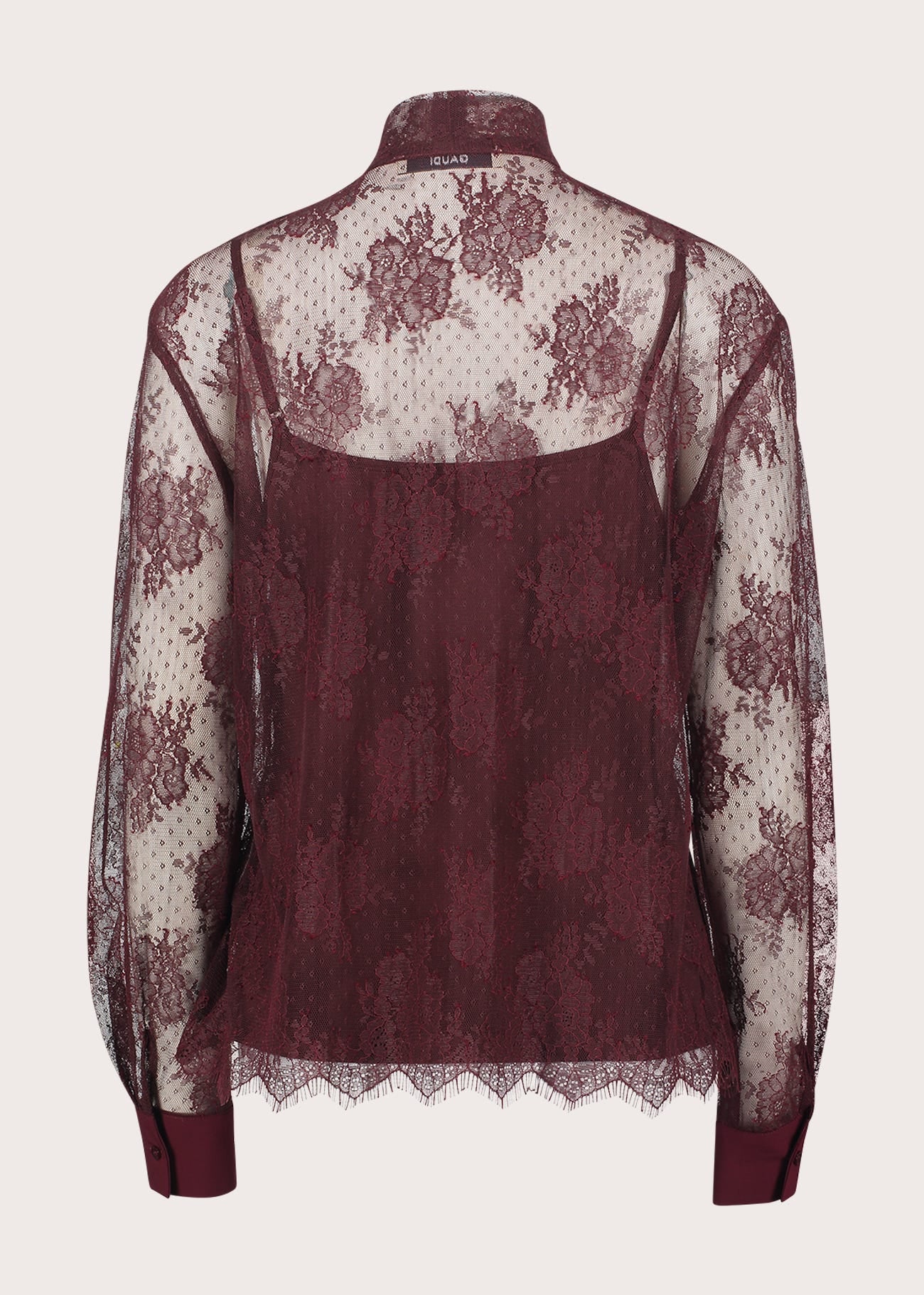 Camicia da donna con collo a foulard