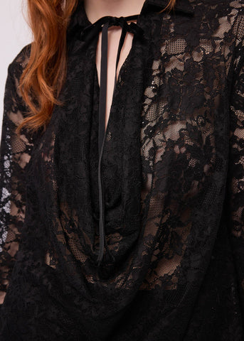 Blusa da donna con drappeggio