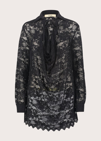 Blusa da donna con drappeggio
