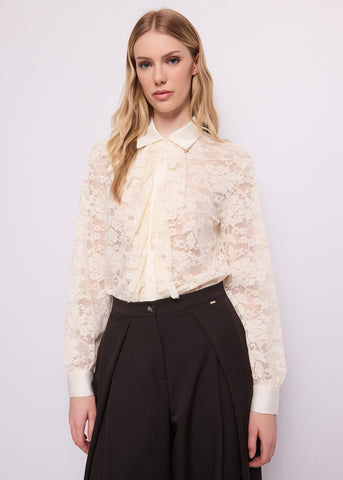 Camicia da donna con rouches