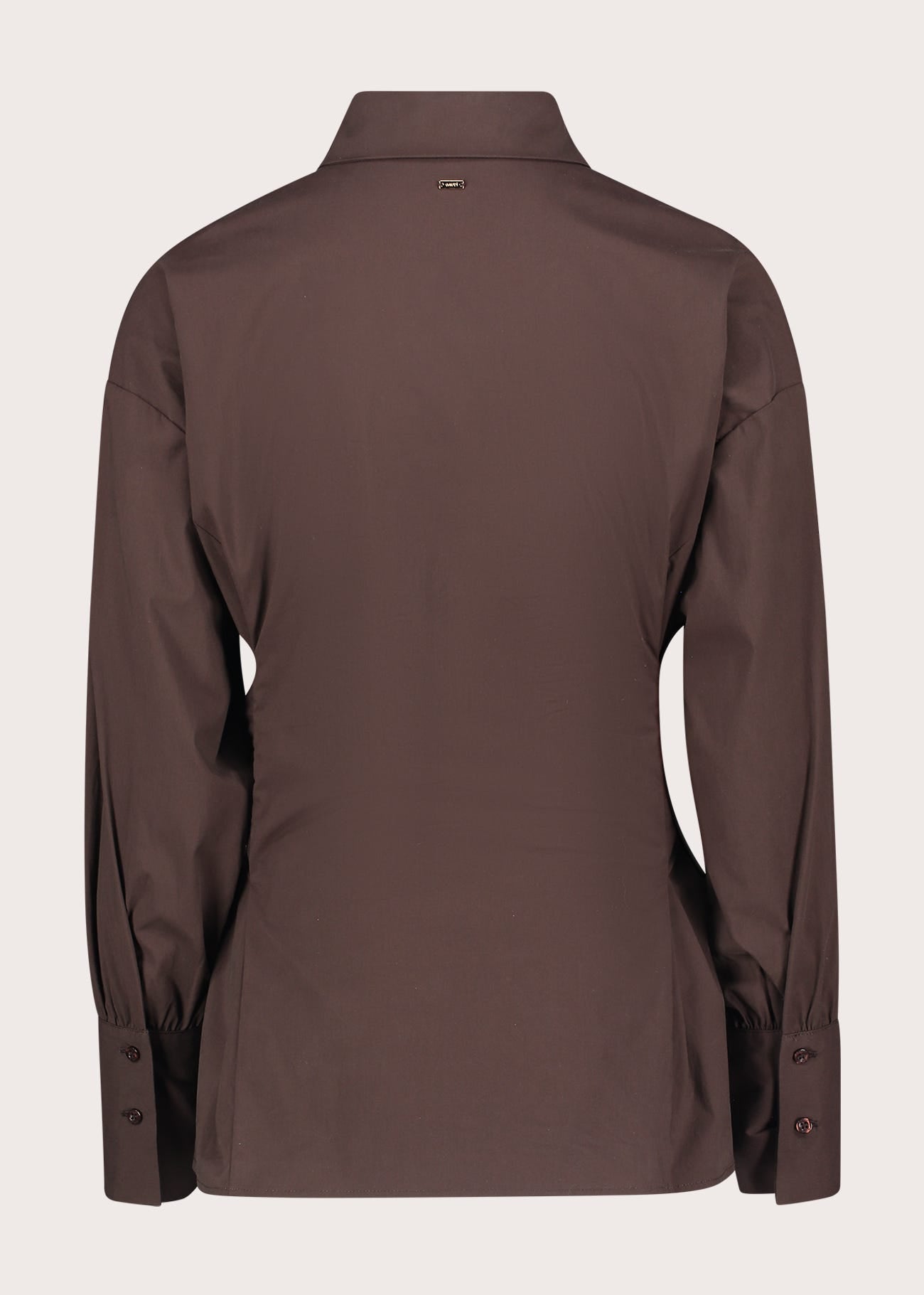 Camicia da donna in popeline con fibbia