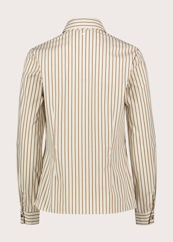 Camicia da donna in popeline con cravatta