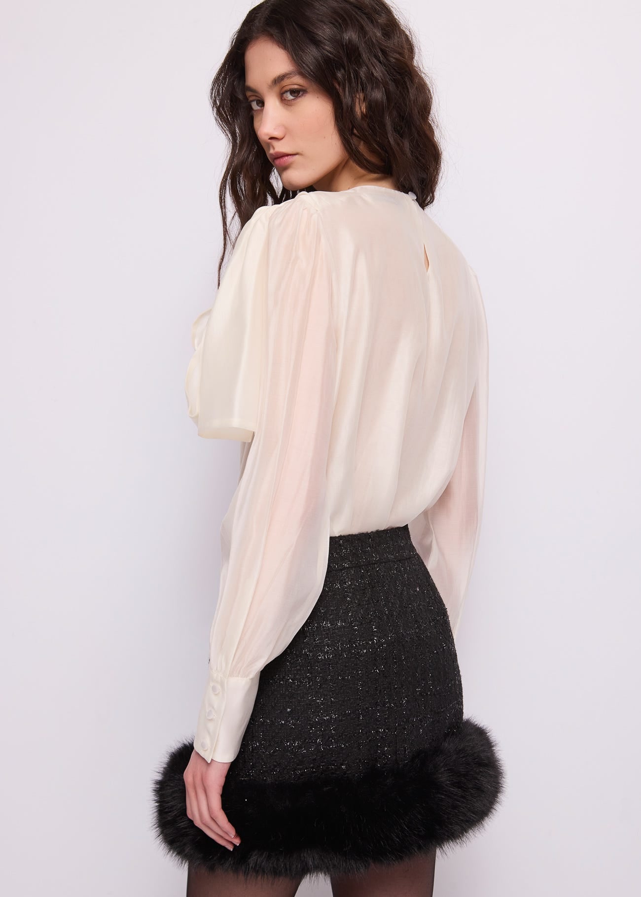 Blusa da donna con fiocco