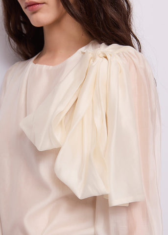 Blusa da donna con fiocco
