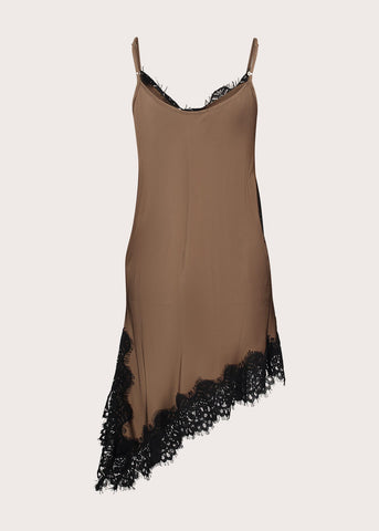 Top lungo con spalline
