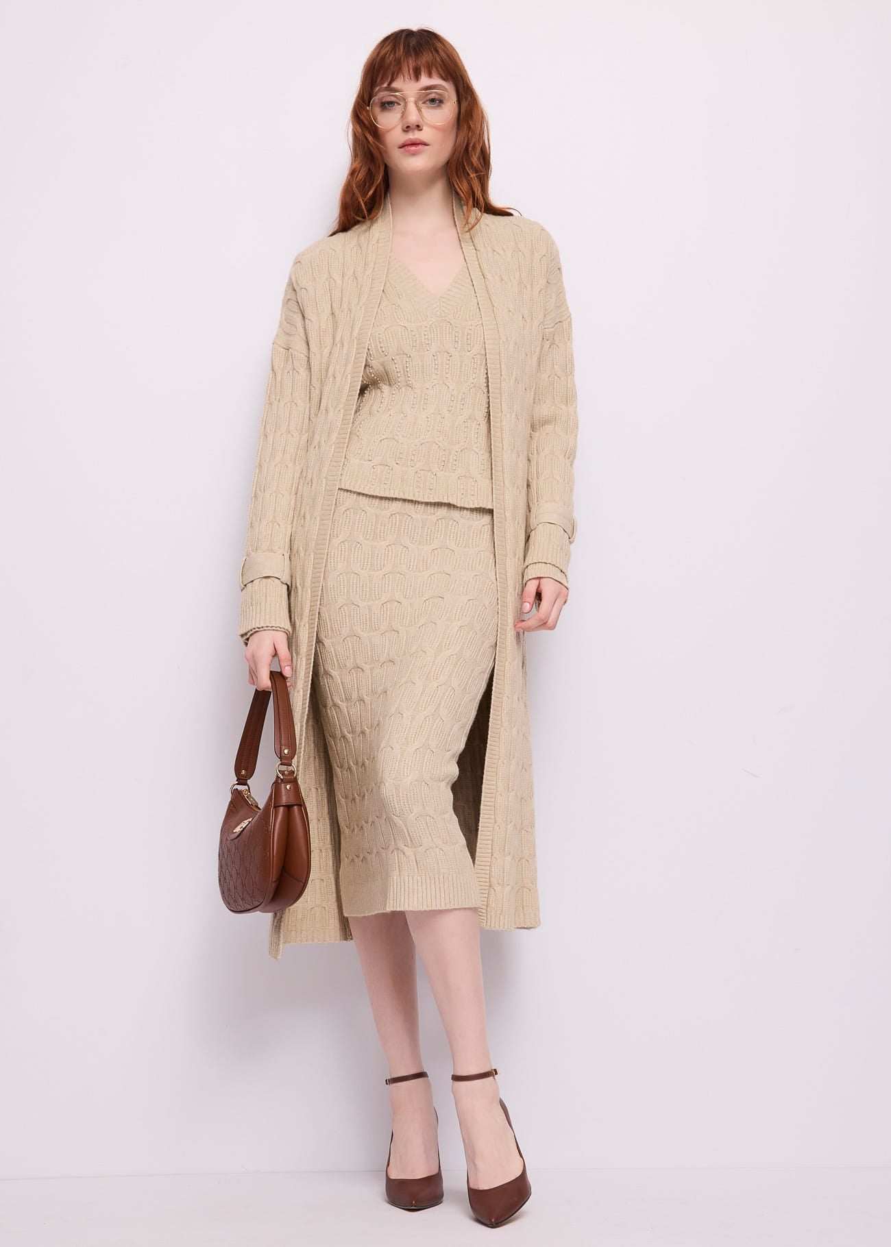Maglia da donna con scollo a V