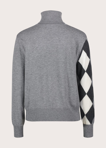Maglia da donna in filato jacquard