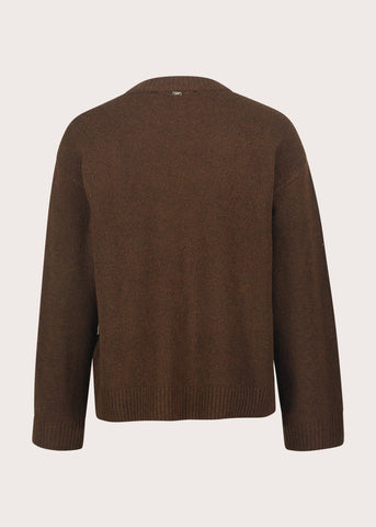Cardigan da donna con scollo a V e bottoni