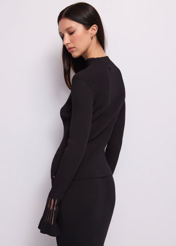 Maglia da donna con collo alto - dettaglio