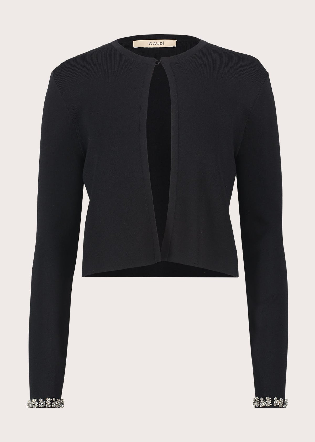 Cardigan girocollo in misto viscosa