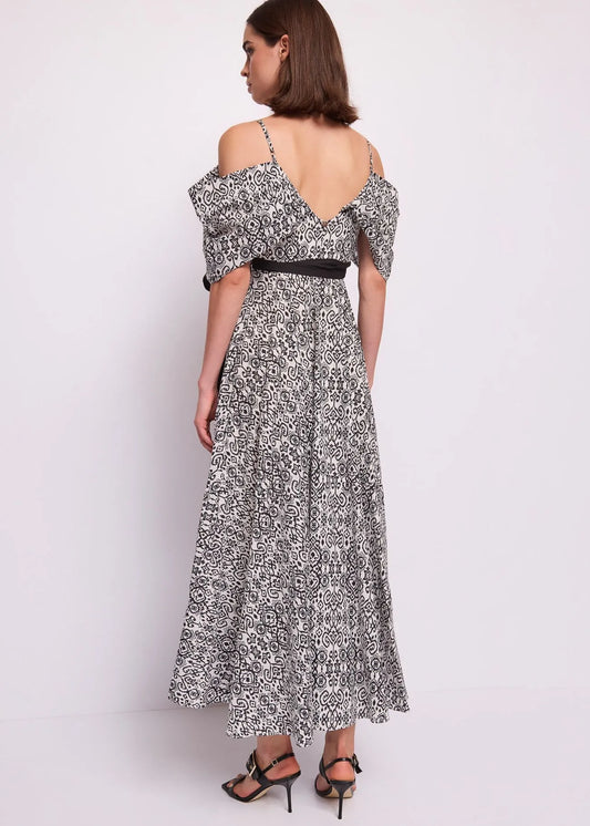 Abito da donna in mussola stampata - art. 611BD15010- Gaudi Primavera Estate 2026