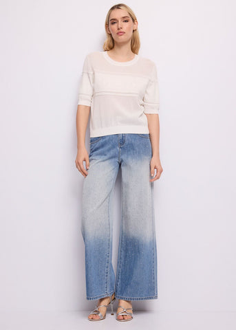 Jeans con strass  - art. 611BD26010 - Gaudi Primavera Estate 2026