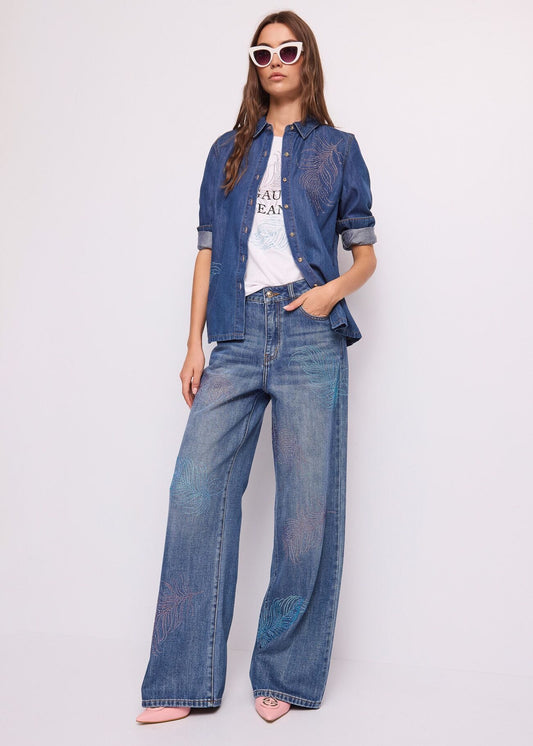 Jeans wide leg donna - art. 611BD26021 - Gaudi Primavera Estate 2026