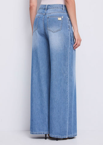 Jeans wide leg de mujer - art. 611BD26025 - Gaudi Primavera Verano 2026