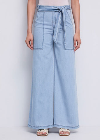 Vaqueros de pernera ancha para mujer - art. 611BD26028 - Gaudi Primavera Verano 2026