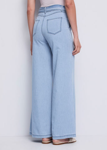 Vaqueros de pernera ancha para mujer - art. 611BD26028 - Gaudi Primavera Verano 2026