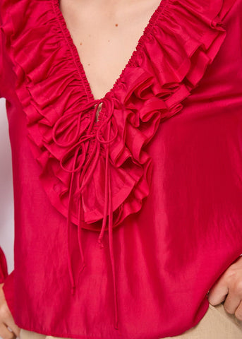 Blusa ruches mujer - art. 611BD45003 - Gaudi Primavera Verano 2026