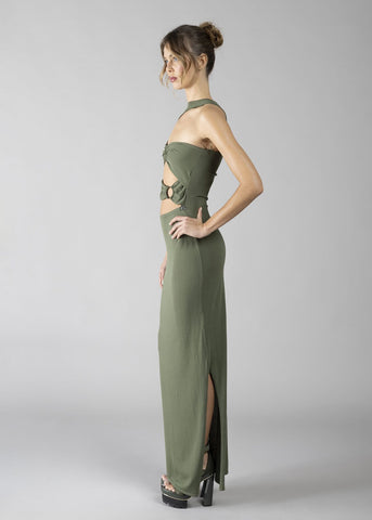 Abito monospalla donna - art. 611DD13001 - Denny Rose Primavera Estate 2026