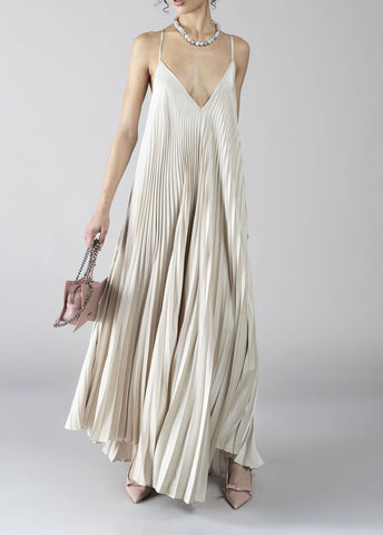 Abito lungo plissè donna - art. 611DD15017 - Denny Rose Primavera Estate 2026