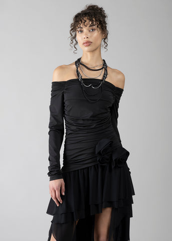 Abito asimmetrico donna - art. 611DD15029 - Denny Rose Primavera Estate 2026