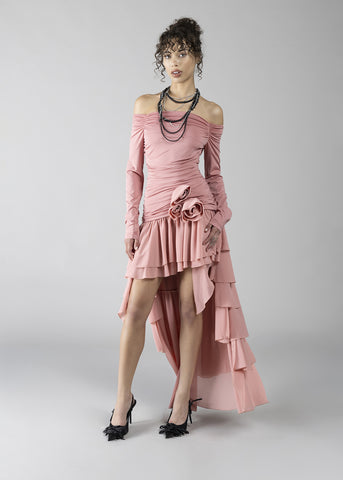 Abito asimmetrico donna - art. 611DD15029 - Denny Rose Primavera Estate 2026