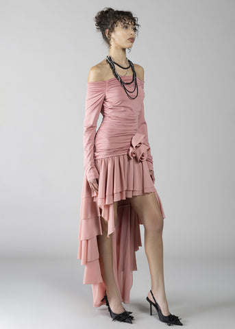 Abito asimmetrico donna - art. 611DD15029 - Denny Rose Primavera Estate 2026