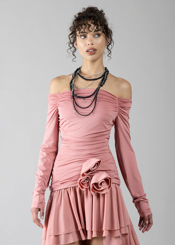 Abito asimmetrico donna - art. 611DD15029 - Denny Rose Primavera Estate 2026