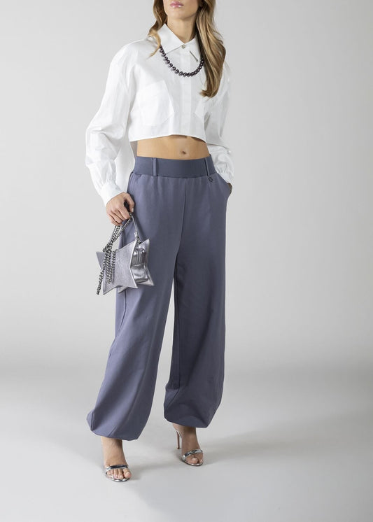 Pantalone lungo in felpa donna - art. 611DD24001 - Denny Rose Primavera Estate 2026