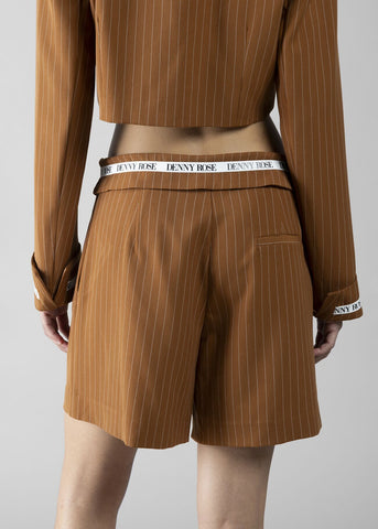 Shorts gessati donna - art. 611DD25017 - Denny Rose Primavera Estate 2026
