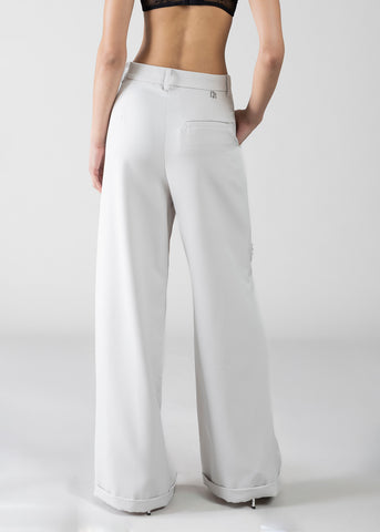 Pantalone lungo con applicazioni donna - art. 611DD25025 - Denny Rose Primavera Estate 2026