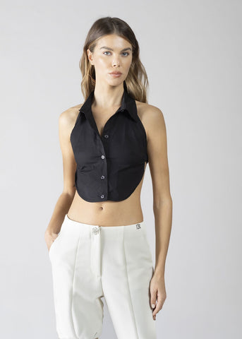 Top Camicia con schiena nuda donna - art. 611DD45009 - Denny Rose Primavera Estate 2026