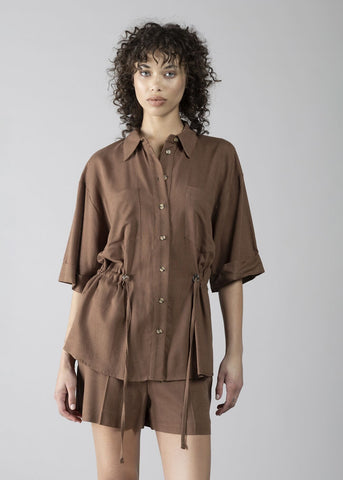Camicia oversized donna - art. 611DD45020 - Denny Rose Primavera Estate 2026