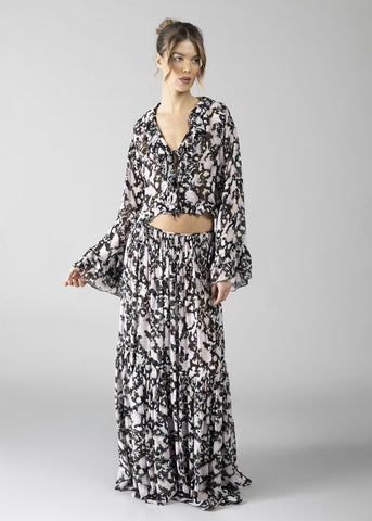 Blusa in georgette donna - art. 611DD45026 - Denny Rose Primavera Estate 2026