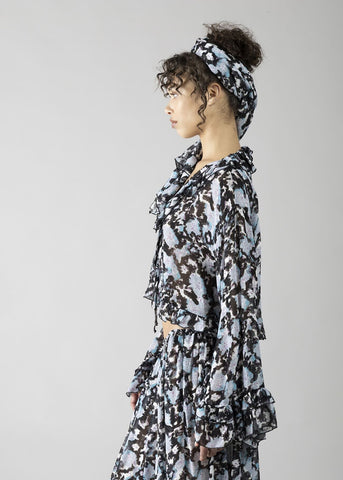 Blusa in georgette donna - art. 611DD45026 - Denny Rose Primavera Estate 2026