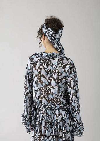 Blusa in georgette donna - art. 611DD45026 - Denny Rose Primavera Estate 2026