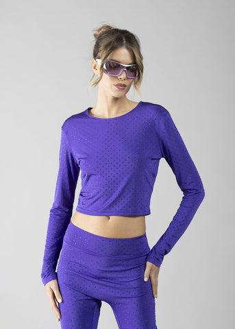 T-shirt con strass applicazioni donna - art. 611DD64006 - Denny Rose Primavera Estate 2026