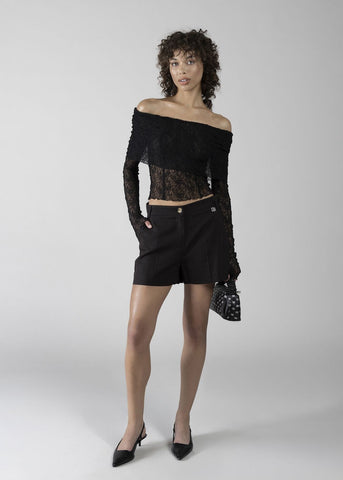 T-shirt in pizzo donna - art. 611DD64007 - Denny Rose Primavera Estate 2026