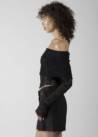 T-shirt in pizzo donna - art. 611DD64007 - Denny Rose Primavera Estate 2026