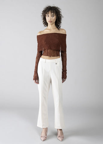 T-shirt in pizzo donna - art. 611DD64007 - Denny Rose Primavera Estate 2026