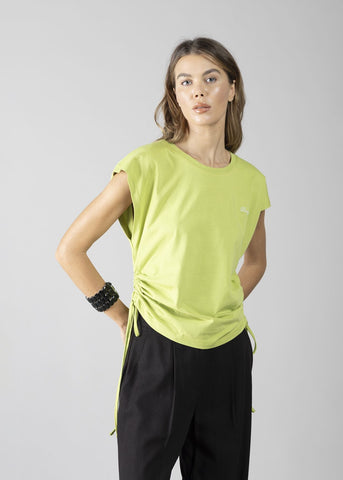 T-shirt con arricci donna - art. 611DD64010 - Denny Rose Primavera Estate 2026