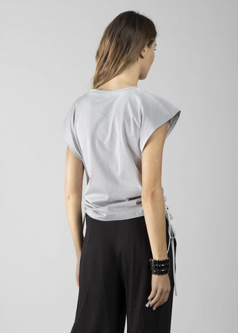 T-shirt con arricci donna - art. 611DD64010 - Denny Rose Primavera Estate 2026