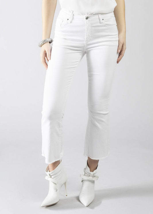 Jeans in cotone a zampa donna - art. 611ND25001 - Denny Rose Primavera Estate 2026