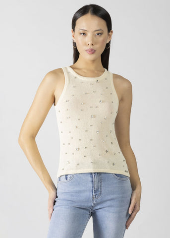 Canotta in maglia donna - art. 611ND53015 - Denny Rose Primavera Estate 2026